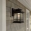 Designers Fountain Piedmont 13in Oil Rubbed Bronze Integrated LED Outdoor Line Voltage Wall Sconce LED33431-ORB